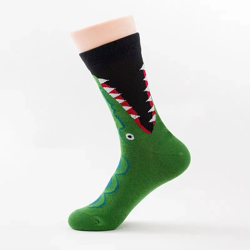 Knit Crocodile Christmas Knitted Crocodile Knitted Creative Medium Tube Animal Socks