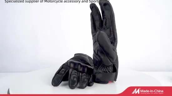 Заводские дешевые кожаные мотоциклетные перчатки с сенсорным экраном, водонепроницаемые перчатки для верховой езды, мотоциклетные велосипедные кожаные перчатки
