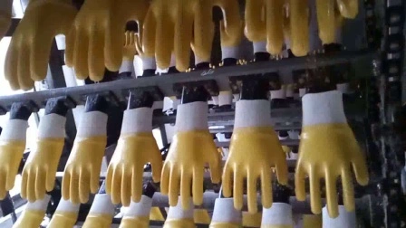 Полностью желтые перчатки с нитриловым покрытием, рабочие перчатки для рук, садоводства