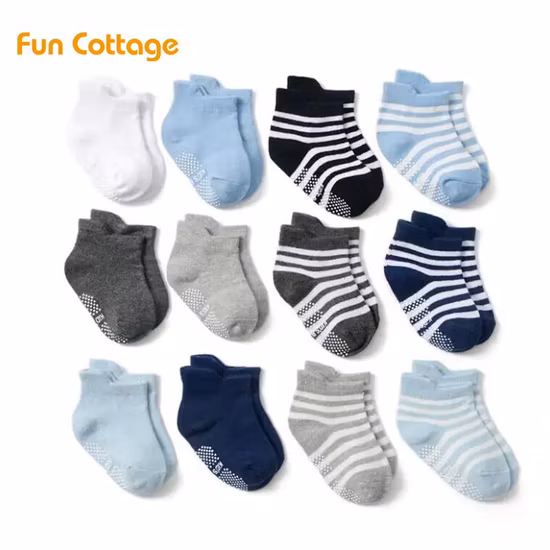 5 пар/лот детские носки с рисунком медведя для детей, носки для мальчиков и девочек, детские хлопковые носки в горошек с цветными блоками